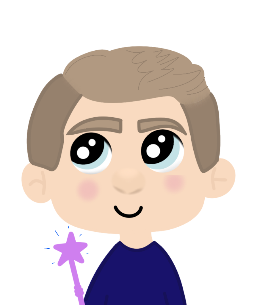 Ein Illustriertes Bild von Simon - Zuständig für das Backend und die Organisation